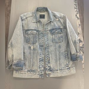 Abercrombie and Fitch Distressed Jean Jacket